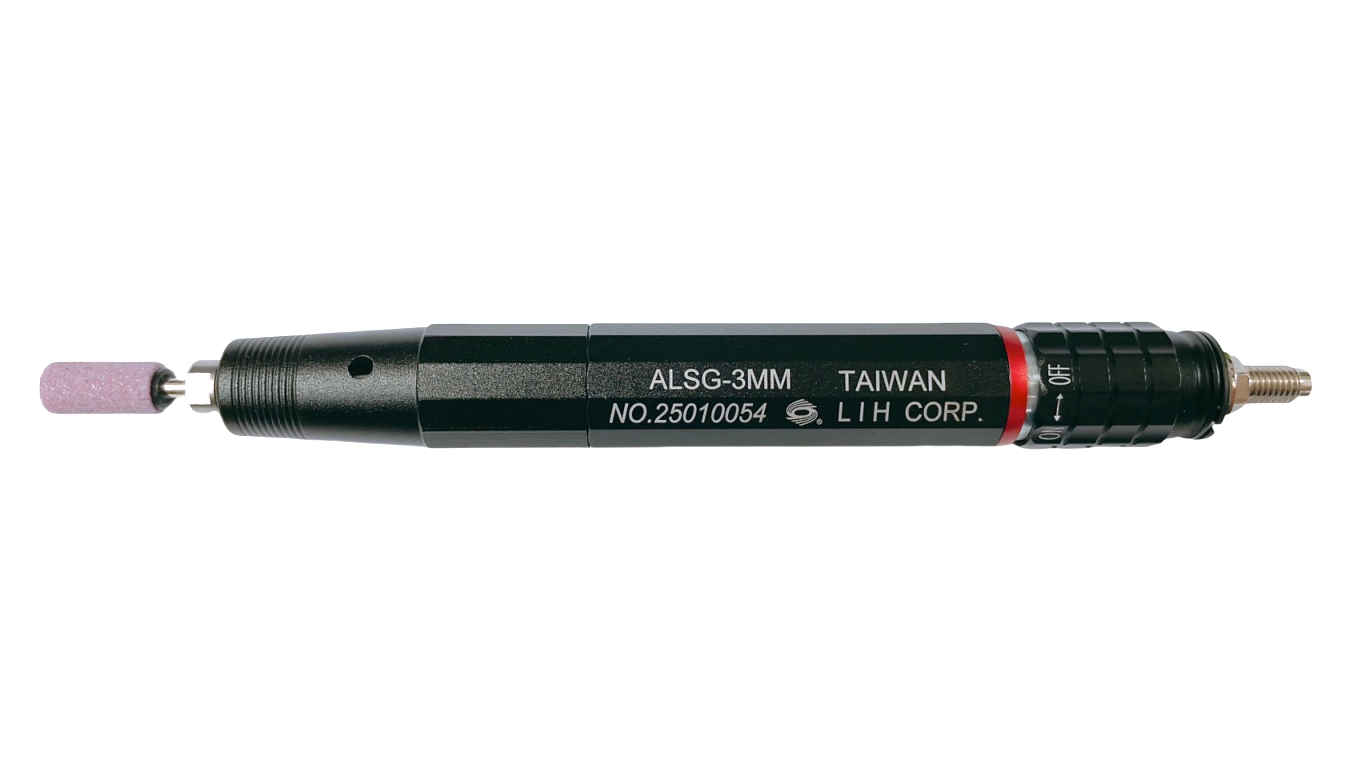 3mm Pneumatic Die Grinder — Industrial pneumatic tool by LIH Pneumatic, Taiwanese manufacturer